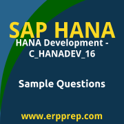 C_HANADEV_16 Dumps Free, C_HANADEV_16 PDF Download, SAP HANADEV 16 Dumps Free, SAP HANADEV 16 PDF Download, SAP HANA Development - C_HANADEV_16 Certification, C_HANADEV_16 Free Download