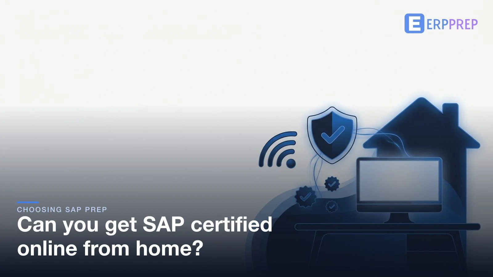 Can you get SAP certified online from home?