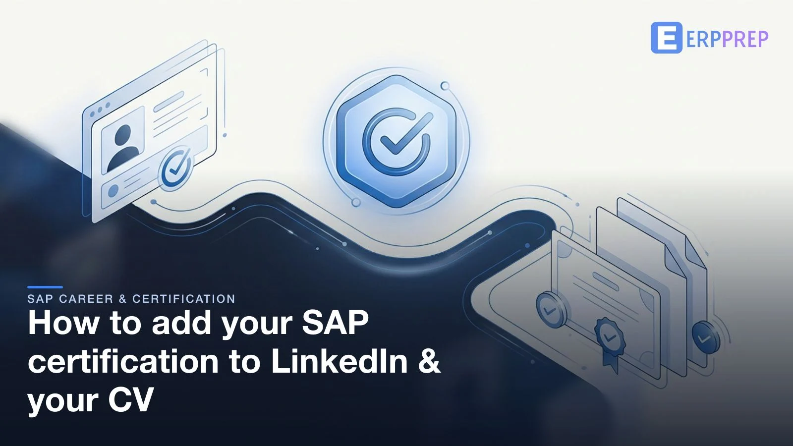 How to add your SAP certification to LinkedIn & your CV