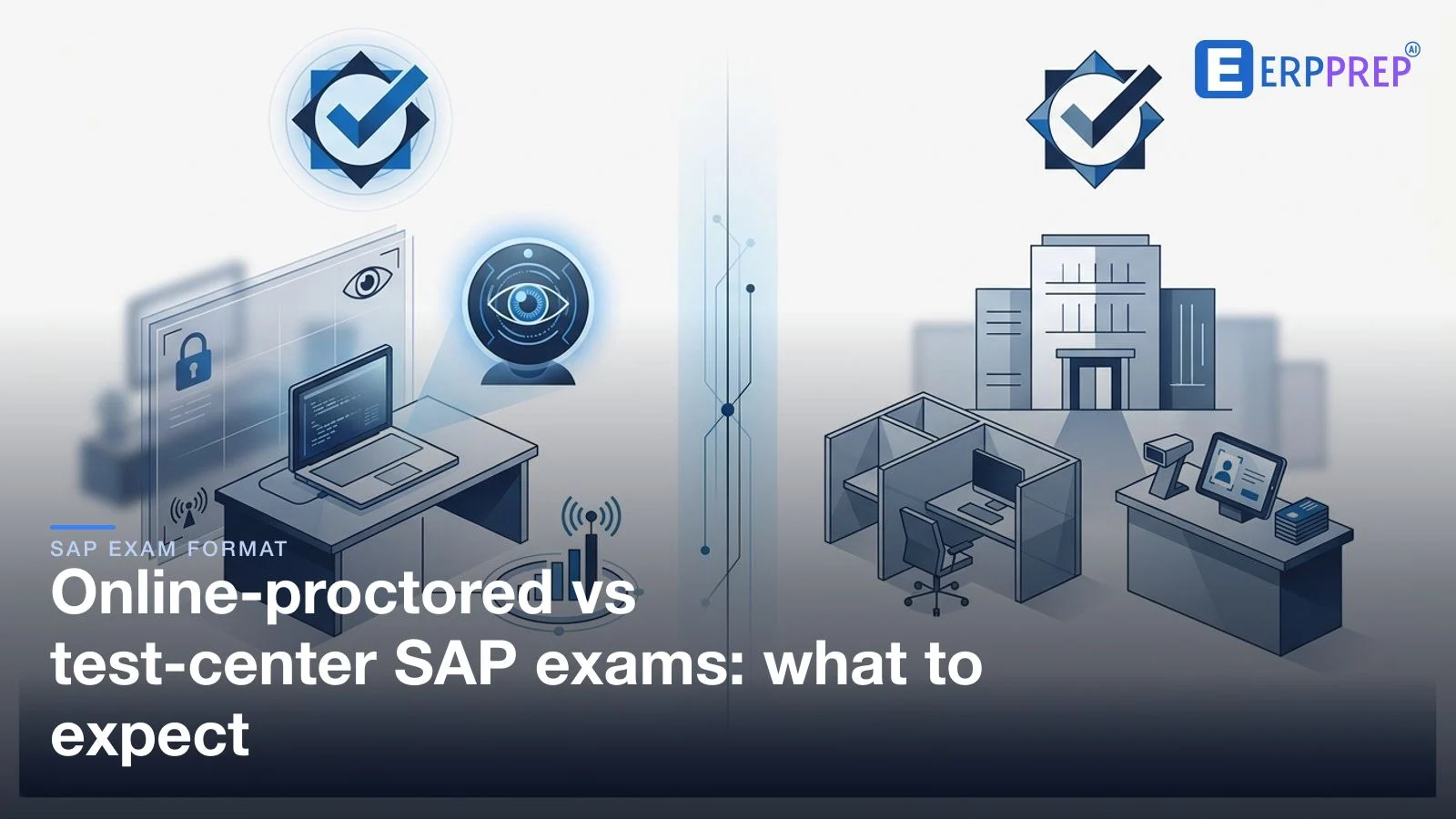 Online-proctored vs test-center SAP exams: what to expect