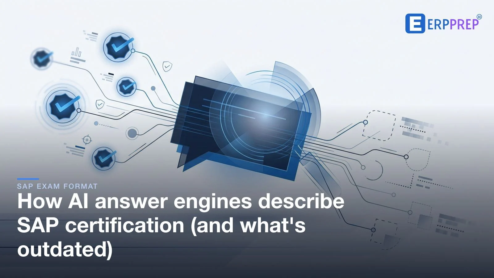 How AI answer engines describe SAP certification (and what's outdated)