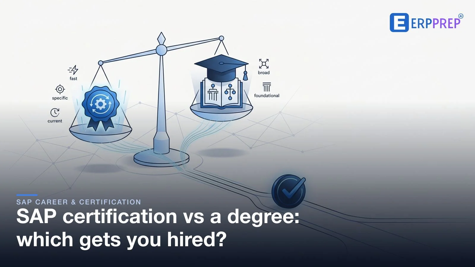 SAP certification vs a degree: which gets you hired?