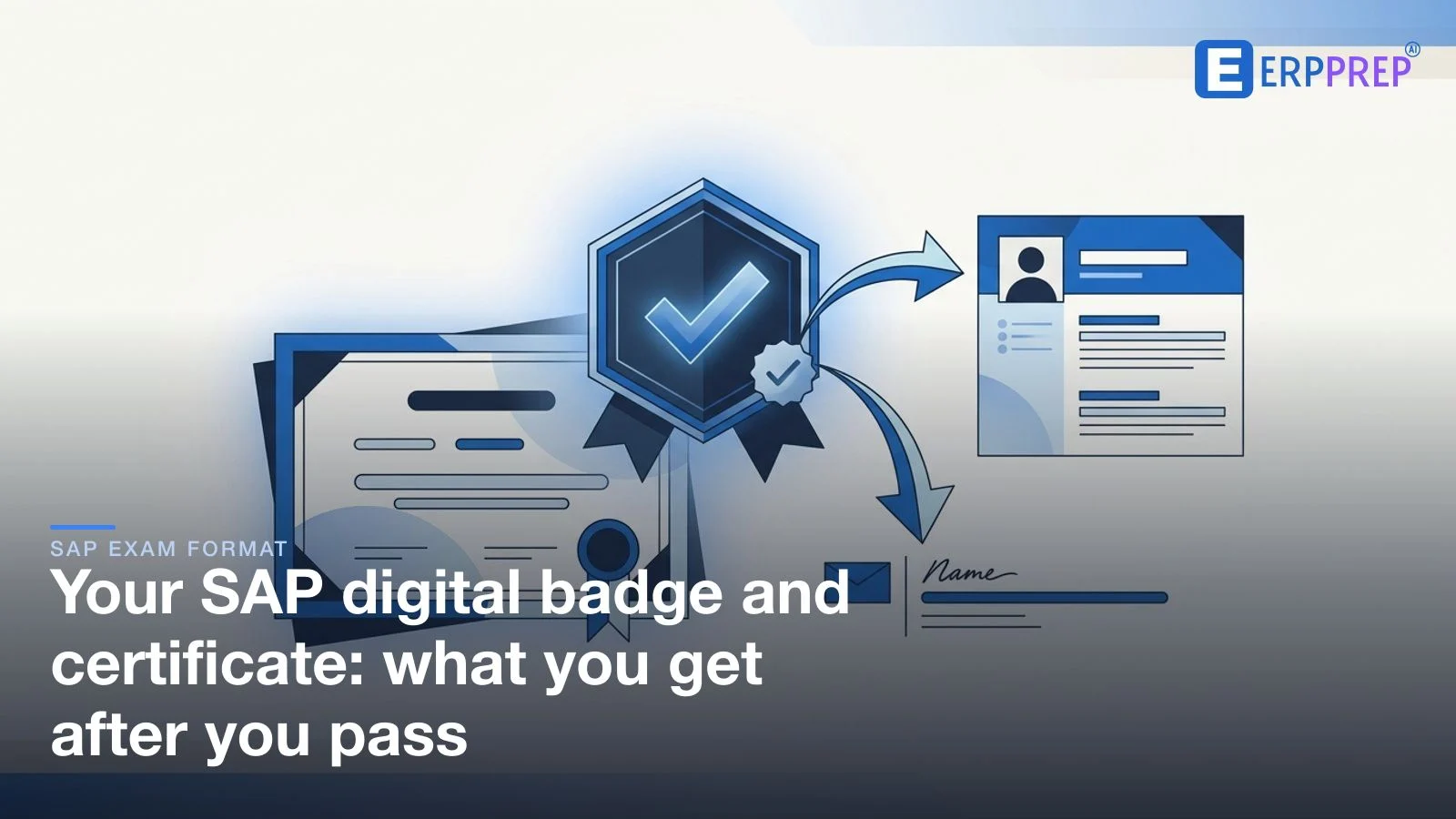 Your SAP digital badge and certificate: what you get after you pass
