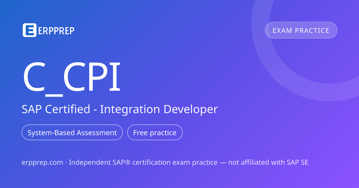 C_CPI study guide — blueprint areas, exam facts & how to prepare — ERPPrep