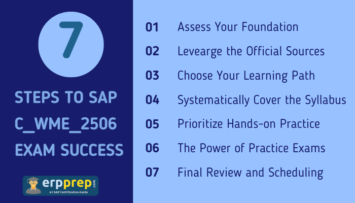 7 Steps to SAP C_WME_2506 Exam Success
