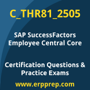 Access our free C_THR81_2505 dumps and SAP SuccessFactors Employee Central Core dumps, along with C_THR81_2505 PDF downloads and SAP SuccessFactors Employee Central Core PDF downloads, to prepare effectively for your C_THR81_2505 Certification Exam.