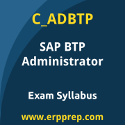 SAP C_ADBTP certification syllabus and learning journey for the SAP Certified - SAP BTP Administrator exam