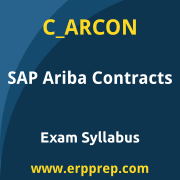 SAP C_ARCON certification syllabus and learning journey for the SAP Certified - Implementation Consultant - SAP Ariba Contracts exam