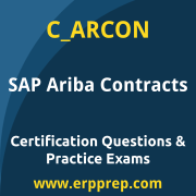 SAP C_ARCON Mock Test and SAP Ariba Contracts Simulation