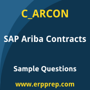 SAP C_ARCON sample questions and scenario-based exam practice for the SAP Certified - Implementation Consultant - SAP Ariba Contracts certification