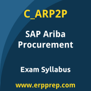 SAP C_ARP2P certification syllabus and learning journey for the SAP Certified - Implementation Consultant - SAP Ariba Procurement exam