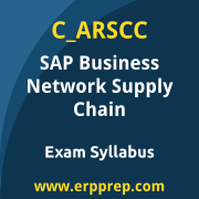 SAP C_ARSCC certification syllabus and learning journey for the SAP Certified - Implementation Consultant - SAP Business Network Supply Chain exam