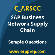 SAP C_ARSCC sample questions and scenario-based exam practice for the SAP Certified - Implementation Consultant - SAP Business Network Supply Chain certification