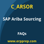 SAP C_ARSOR exam frequently asked questions for the SAP Certified - Implementation Consultant - SAP Ariba Sourcing certification