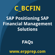 SAP C_BCFIN exam frequently asked questions for the SAP Certified - Positioning SAP Business Suite via SAP Financial Management Solutions certification