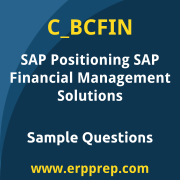 SAP C_BCFIN sample questions and scenario-based exam practice for the SAP Certified - Positioning SAP Business Suite via SAP Financial Management Solutions certification