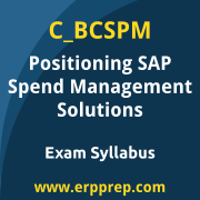 SAP C_BCSPM certification syllabus and learning journey for the SAP Certified - Positioning SAP Business Suite via SAP Spend Management Solutions exam
