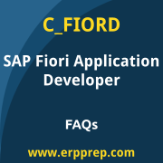 SAP C_FIORD exam frequently asked questions for the SAP Certified - SAP Fiori Application Developer certification