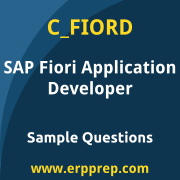 SAP C_FIORD sample questions and scenario-based exam practice for the SAP Certified - SAP Fiori Application Developer certification