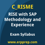 SAP C_RISME certification syllabus and learning journey for the SAP Certified - RISE with SAP Methodology and Experience exam