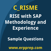 SAP C_RISME sample questions and scenario-based exam practice for the SAP Certified - RISE with SAP Methodology and Experience certification