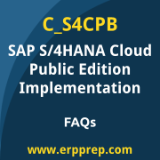 SAP C_S4CPB exam frequently asked questions for the SAP Certified - Implementation Consultant - SAP S/4HANA Cloud Public Edition certification