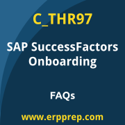 SAP C_THR97 exam frequently asked questions for the SAP Certified - SAP SuccessFactors Onboarding certification