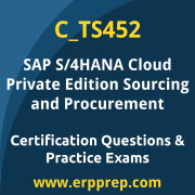 SAP C_TS452 Mock Test and SAP S/4HANA Cloud Private Edition Sourcing and Procurement Simulation