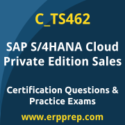 SAP C_TS462 Mock Test and SAP S/4HANA Cloud Private Edition Sales Simulation