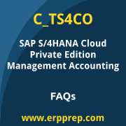 SAP C_TS4CO exam frequently asked questions for the SAP Certified - SAP S/4HANA Cloud Private Edition, Management Accounting certification