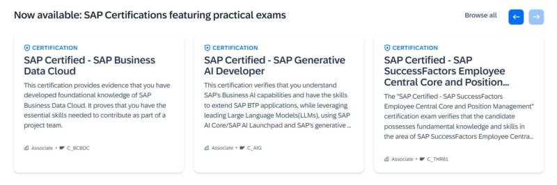 New SAP Exam Format with scenario-based SAP certifications including Business Data Cloud and AI Developer exams
