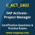 SAP Certified Associate - Project Manager - SAP Activate