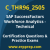 SAP Certified Associate - SAP SuccessFactors Workforce Analytics - Technical