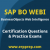 SAP BO WEBI Certification