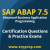 SAP Certified Development Associate - ABAP with SAP NetWeaver 7.50