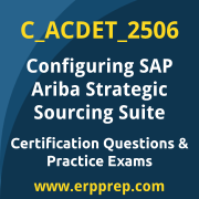 SAP Certified Associate - Configuring SAP Ariba Strategic Sourcing Suite