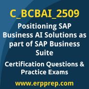 SAP Certified Associate - Positioning SAP Business AI Solutions as part of SAP B