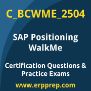 SAP Certified Associate - Positioning WalkMe SAP Certified Associate - Positioning WalkMe
