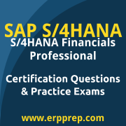 SAP Certified Application Professional - Financials in SAP S/4HANA for SAP ERP F