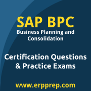 SAP Certified Application Associate - SAP Business Planning and Consolidation