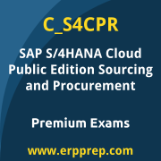  Premium SAP C_S4CPR Certification Practice Exams