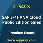 Premium SAP C_S4CS Certification Practice Exams