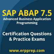 SAP Certified Development Associate - ABAP with SAP NetWeaver 7.50