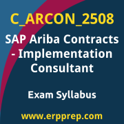 Access the C_ARCON_2508 Syllabus, C_ARCON_2508 PDF Download, C_ARCON_2508 Dumps, SAP Ariba Contracts Implementation Consultant PDF Download, and benefit from SAP free certification voucher and certification discount code.