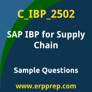 Get C_IBP_2502 Dumps Free, and SAP IBP for Supply Chain PDF Download for your SAP IBP for Supply Chain Certification. Access C_IBP_2502 Free PDF Download to enhance your exam preparation.