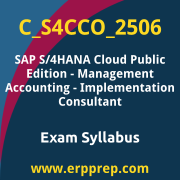 Access the C_S4CCO_2506 Syllabus, C_S4CCO_2506 PDF Download, C_S4CCO_2506 Dumps, SAP SAP S/4HANA Cloud Public Edition - Management Accounting PDF Download, and benefit from SAP free certification voucher and certification discount code.