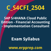 Access the C_S4CFI_2504 Syllabus, C_S4CFI_2504 PDF Download, C_S4CFI_2504 Dumps, SAP S/4HANA Cloud Public Edition Financial Accounting PDF Download, and benefit from SAP free certification voucher and certification discount code.