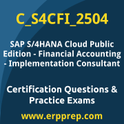 Access our free C_S4CFI_2504 dumps and SAP S/4HANA Cloud Public Edition Financial Accounting dumps, along with C_S4CFI_2504 PDF downloads and SAP S/4HANA Cloud Public Edition Financial Accounting PDF downloads, to prepare effectively for your C_S4CFI_2504 Certification Exam.