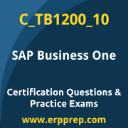 Access our free C_TB1200_10 dumps and SAP Business One dumps, along with C_TB1200_10 PDF downloads and SAP Business One PDF downloads, to prepare effectively for your C_TB1200_10 Certification Exam.