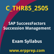 Access the C_THR85_2505 Syllabus, C_THR85_2505 PDF Download, C_THR85_2505 Dumps, SAP SuccessFactors Succession Management PDF Download, and benefit from SAP free certification voucher and certification discount code.